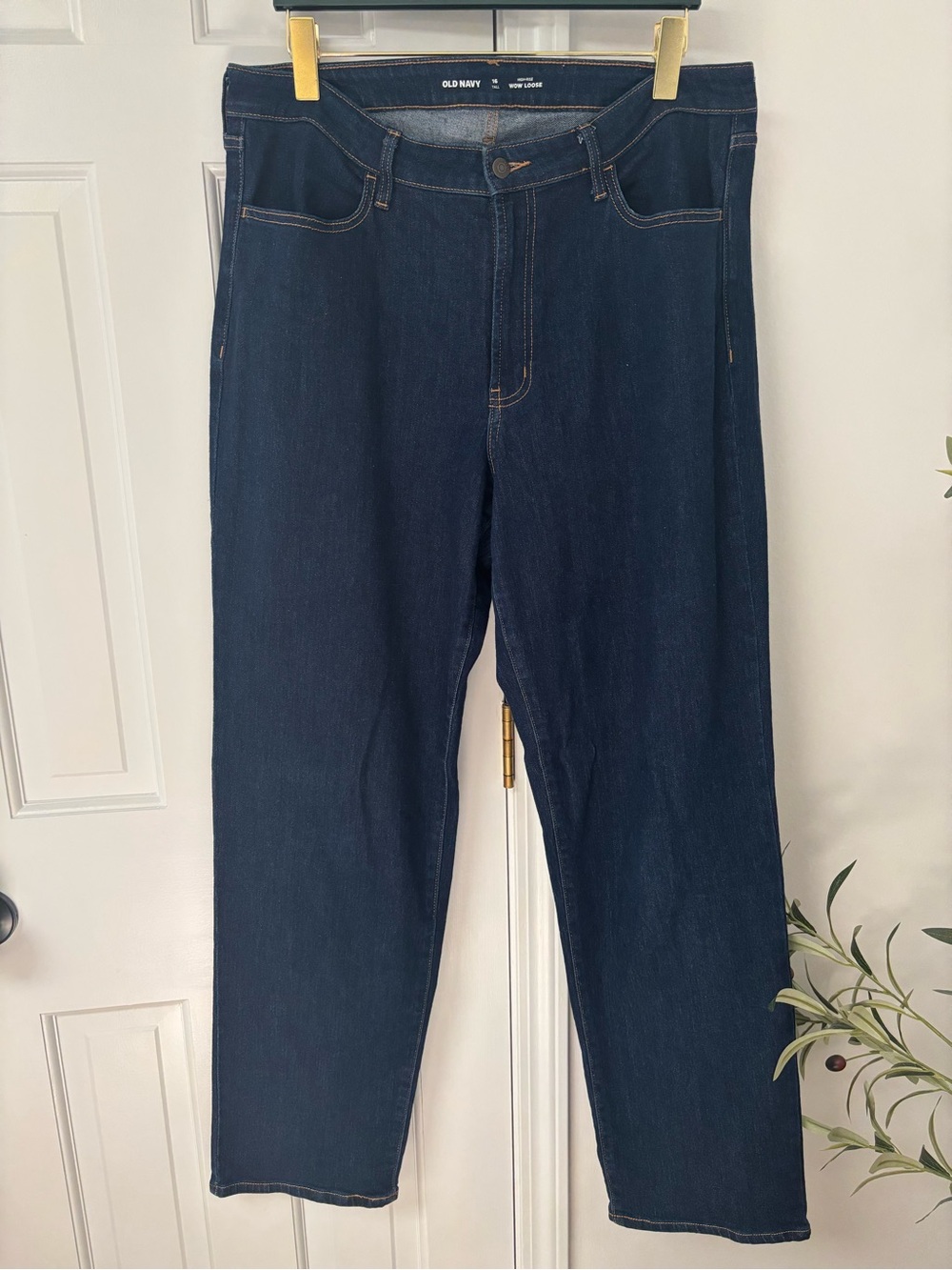 16 Tall Classic Women’s Dark Blue Straight-Leg Jeans